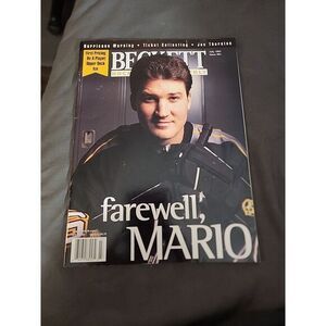 VTG Beckett Hockey‎ Monthly Magazine July 1997 Mario Lemieux Retirement Cover